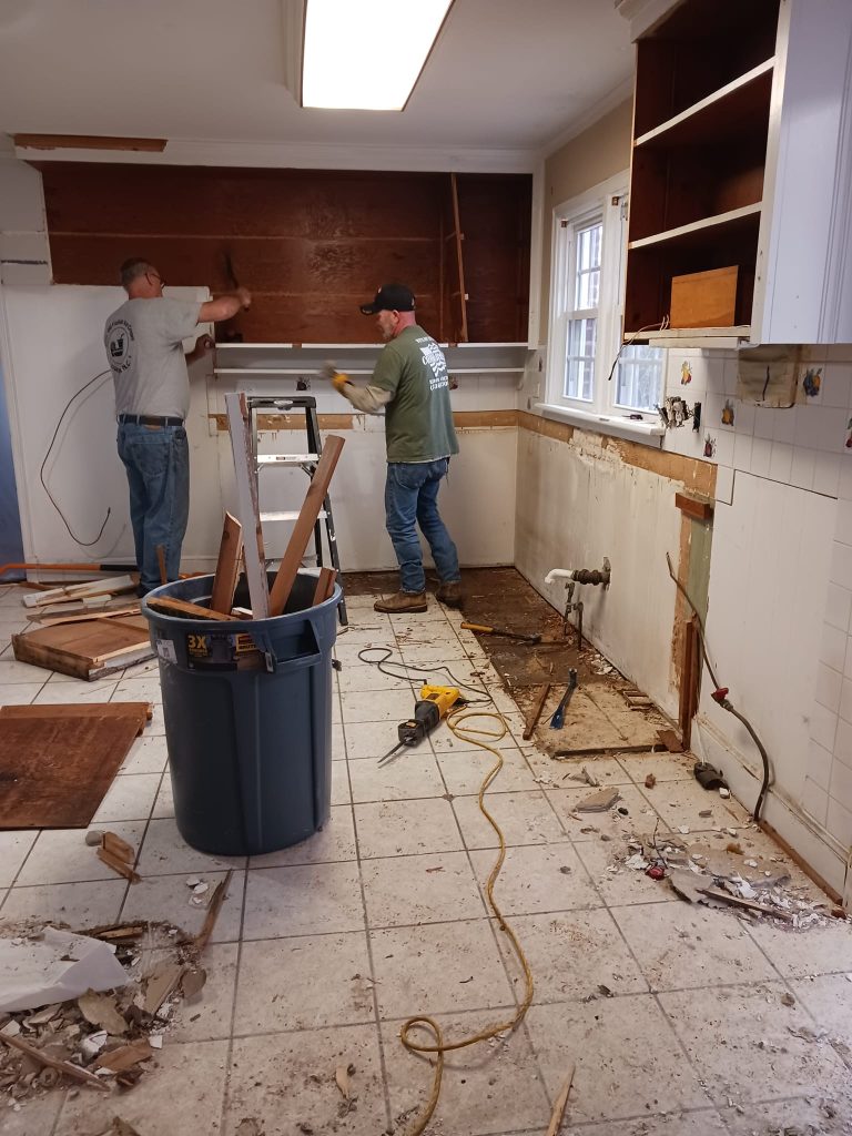 kitchen demolition
