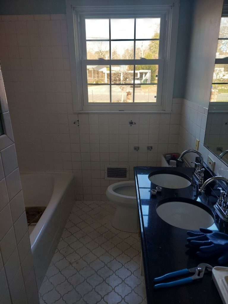 home clenaout bathroom